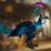 Majestic Azure Peafowl