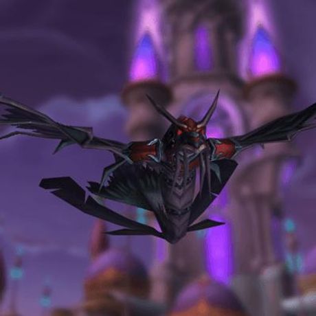 Armored Red Dragonhawk Mount