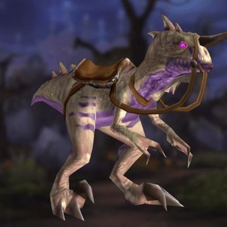 Bone-White Primal Raptor Mount