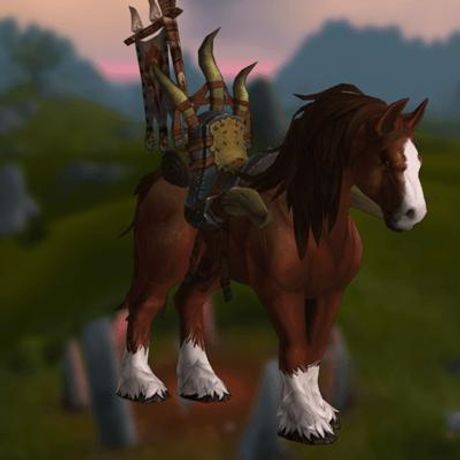 Broken Highland Mustang Mount