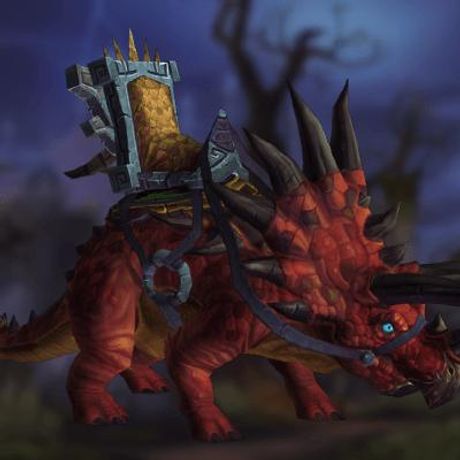 Reins of the Crimson Primal Direhorn Mount