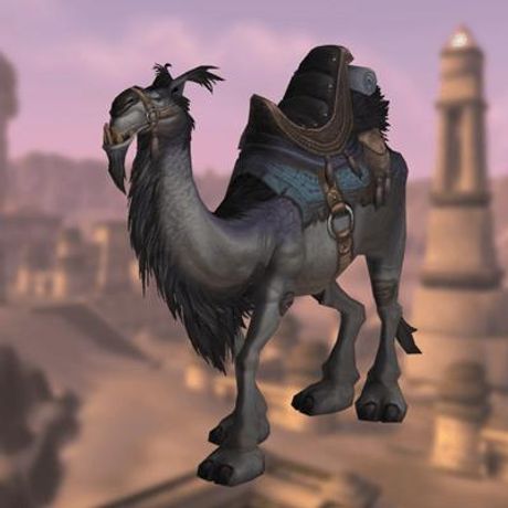 Grey Riding Camel Mount