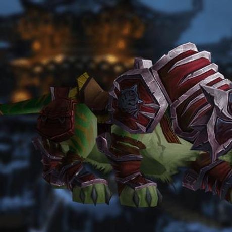 Reins of the Red Shado-Pan Riding Tiger Mount