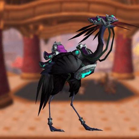 Reins of the Regal Riding Crane Mount