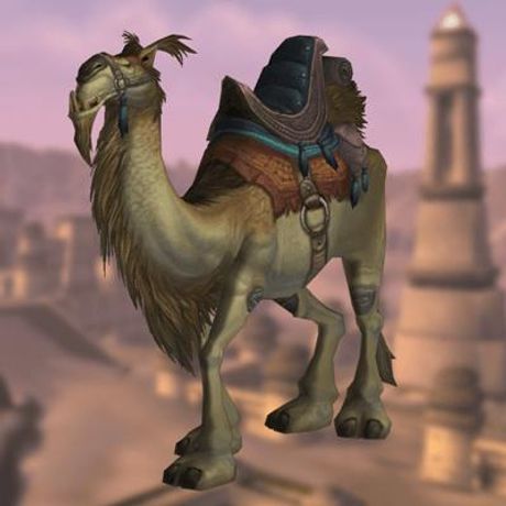 Reins of the Tan Riding Camel Mount