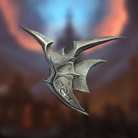 Sterling Blade-Tipped Spaulders