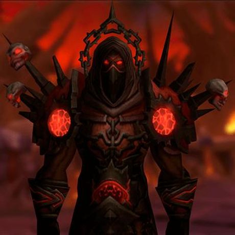 Warlock Season 2 Transmog Set - Merciless Gladiator's Felshroud