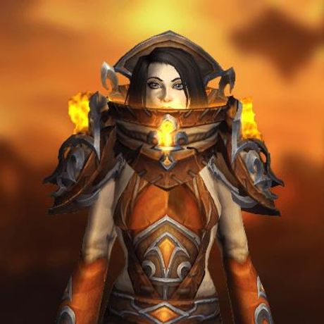 Priest Tier 12 Transmog Set - Regalia of the Cleansing Flame