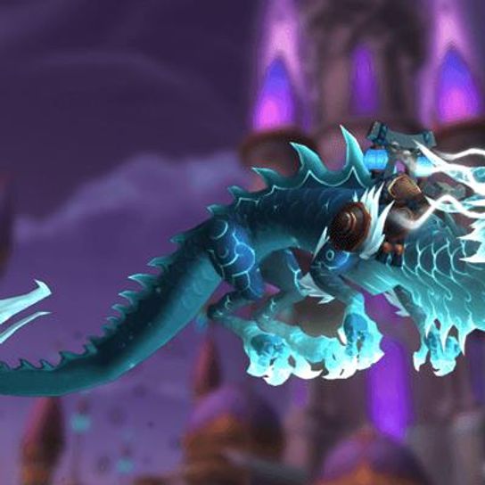 Heavenly Azure Cloud Serpent Mount
