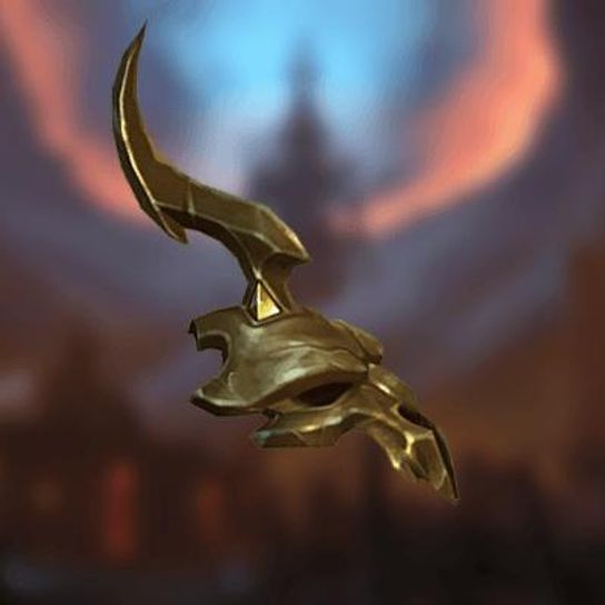 Gilded Twin-Scythe Shoulders