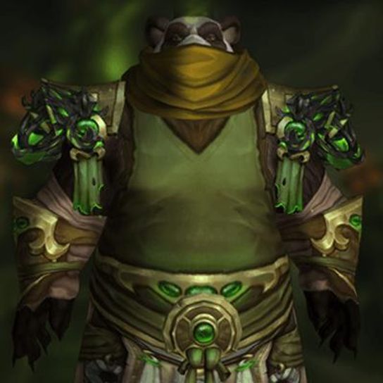 Monk Tier 18 Transmog Set - Battlewrap of the Hurricane's Eye