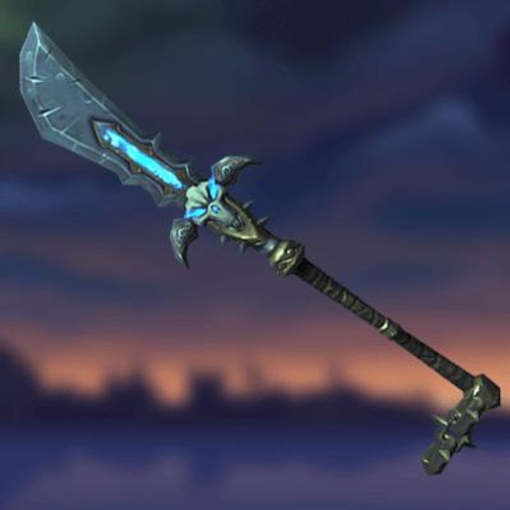 Icy Ebon Halberd